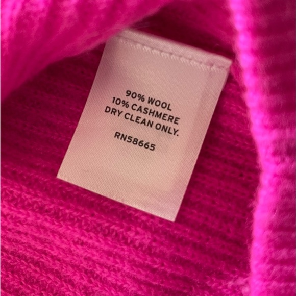 Caslon Wool Cashmere Hot Pink Long Sleeve Button Down Cardigan Women’s XL - Picture 7 of 12